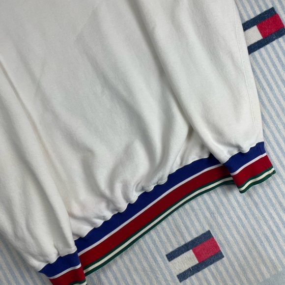 Vintage Polo By Ralph Lauren multi color cuff Crewneck Sweatshirt - Picture 15 of 15